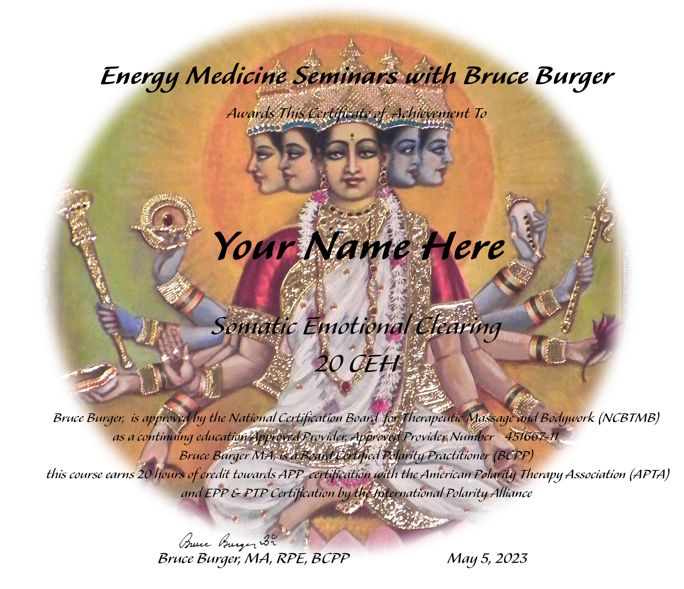 Energy Medicine Certificate